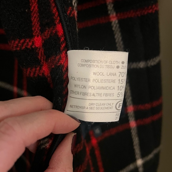 Burberry woman’s XS wool toggle coat long black - Picture 7 of 11